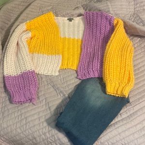 WildFable Color Block Knit Cardigan!